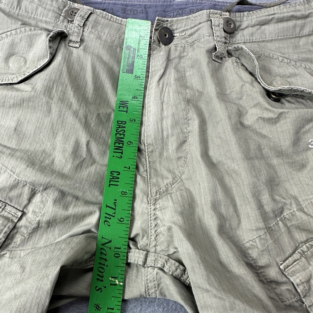 Vintage G-Star Raw Original Battle 1/2 Cargo Shorts Men's Size S **altered - Picture 9 of 13